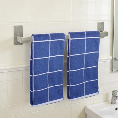 Bathroom Towel Bar Self Adhesive (Brushed Nickel / 24 IN)