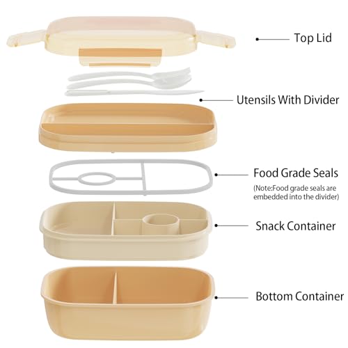 Leakproof Bento Box & Insulated Lunch Bag Set for School & Work