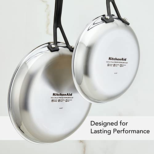 5 Ply Clad Stainless Steel Induction Frying Pan Set