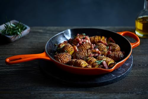 Enameled Cast Iron Signature Round Skillet (10.25" / Flame)