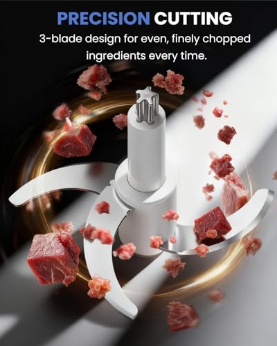 Food Processor (Bright Silver and Black)