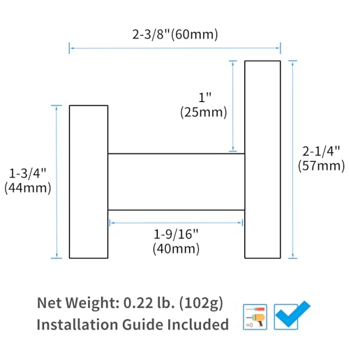 Bathroom Towel Hook Black & Gold (Black & Gold)