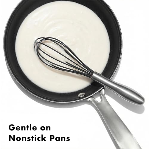 10 Inch Black Silicone Whisk (10 inch black)