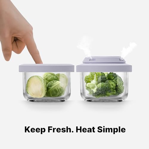 Glass Baby Food Storage Containers (Set of 3)