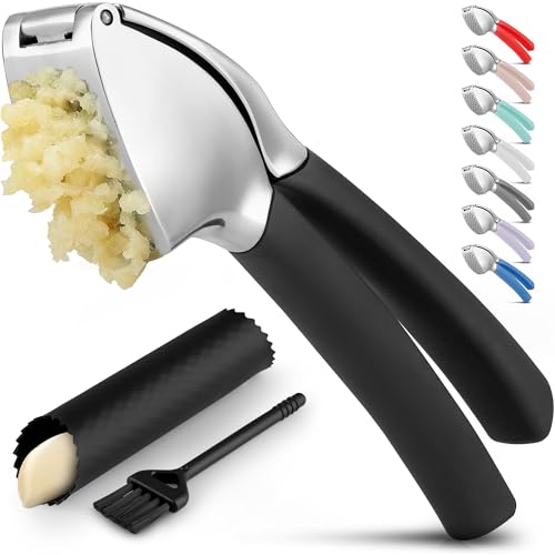 Metal Comfort Grip Garlic Press