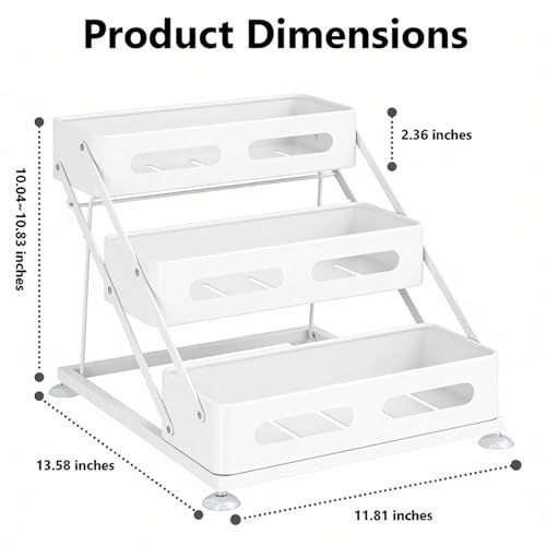 3 Tier Foldable Spice Rack