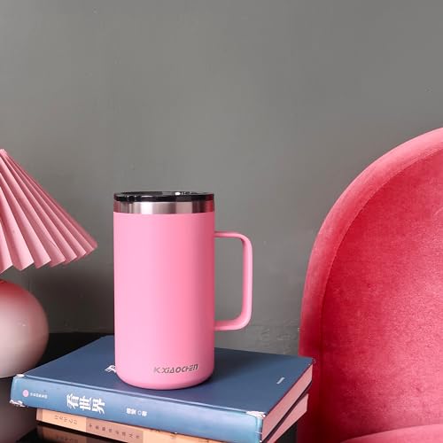 20 oz Insulated Coffee Mug (A1.Pink / 20 ounces (1 pack))