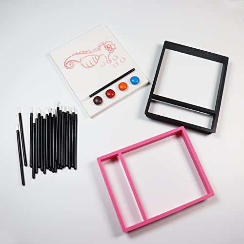 Cookie Cutter and Stencil Bundle Royal Icing Cookies Stencils Paint Your Own Biscuit Bakery Starter Kits Royal Icing Fondant Cutters Birthday Wedding Holiday Cookies Painting Coloring Pages Comb (PYO Set)