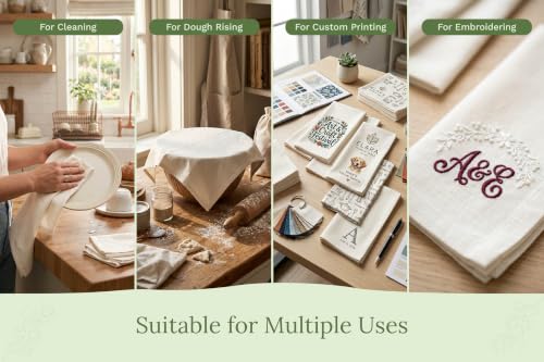 Wholesale Flour Sack Kitchen Towels (Natural Cotton)