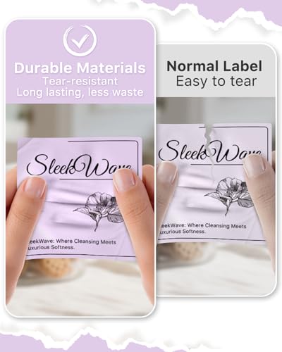 Purple 3" x 3" Square Thermal Label Stickers (3"x3" / Purple)