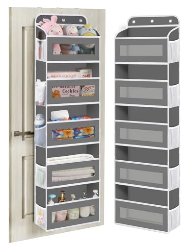 Over The Door Organizer (A Dark Gray / 2 Pack)
