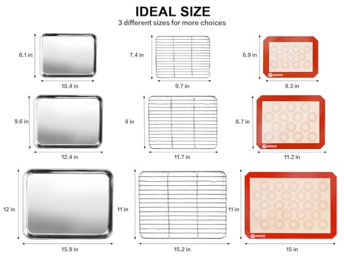 Baking Sheet with Cooling Rack (9pcs)