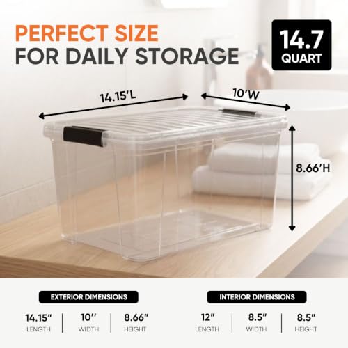 Storage Bins with Lids