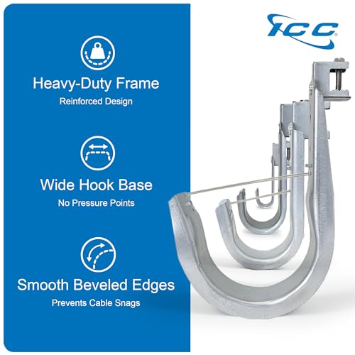 Beam Clamp J Hook 2” with Retainer Clip (25 Count)