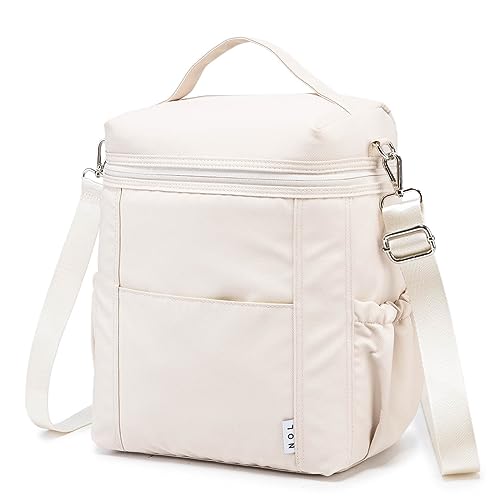 NOL Insulated Lunch Bags for Women Cooler Bag Lightweight Nylon Waterproof Lunch Box for Work