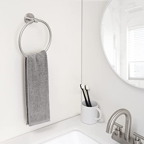 Towel Ring for Bathroom (Brushed Grey)