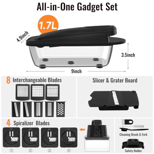 12 Blade Cook Tool & Gadget Sets (Black)