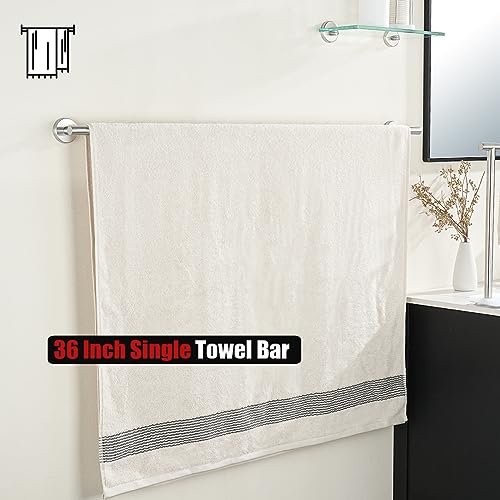Bath Towel Bar (Brushed / 39 Inch)