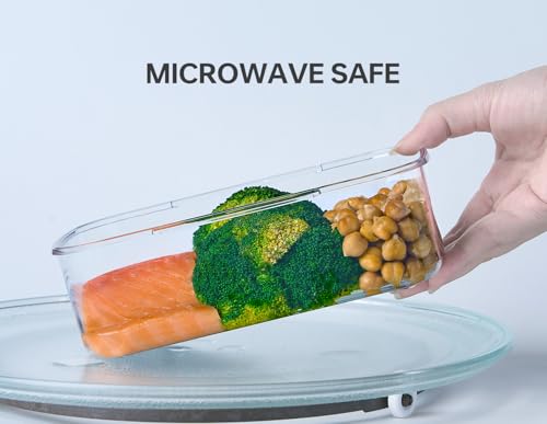 Duo Loc Tritan Containers for Reheating Microwave Safe Box (Meal Prep 6pk)