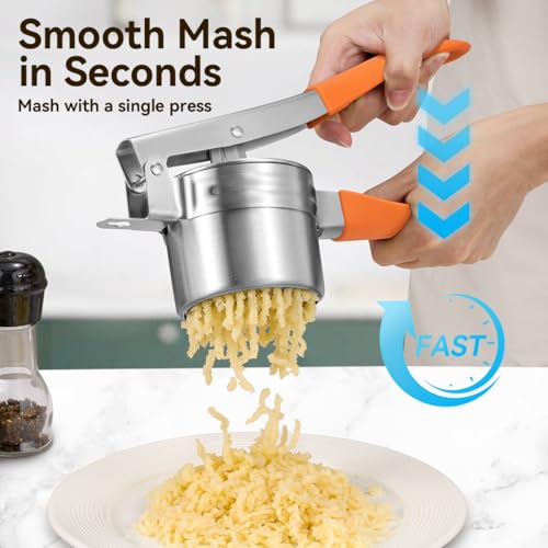 Potato Ricer Stainless Steel Potato Masher Anti