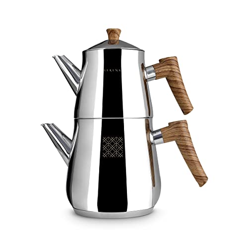 Definition Stainless Steel Teapot Set (Brown)