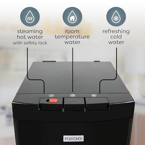 Bottom Loading Water Dispenser (Black / Bottom Load)
