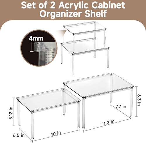 Clear Kitchen Cabinet Organizer (2 Count)