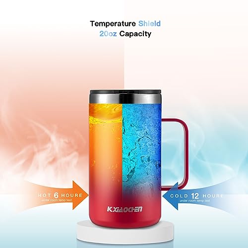 20 oz Insulated Coffee Mug (A1.Red / 20 ounces (1 pack))