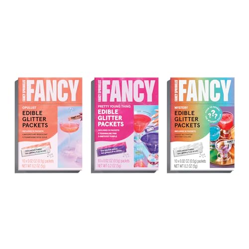 MVP Set Edible Glitter Packets 3 Pack