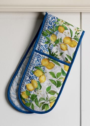 Double Oven Mitts 100% Cotton Double Oven Glove (032 - Cedrat / 7" x 35" (Double Oven Mitt))