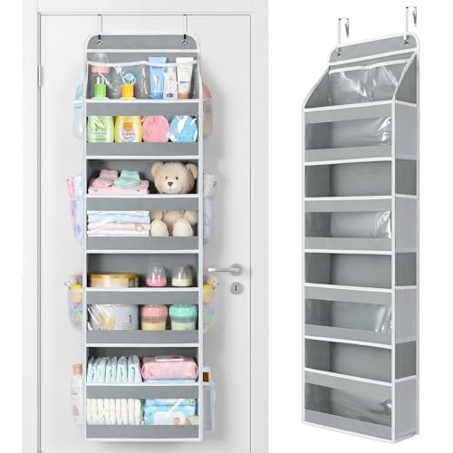 5 Tier Over the Door Organizer (Grey / 5 Tier)