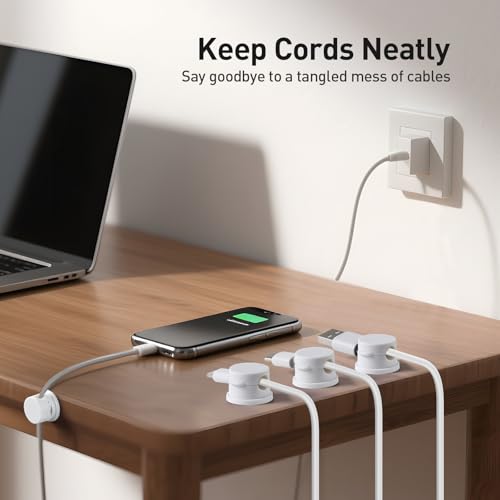 8 Pack Magnetic Cable Clips (8 Count)