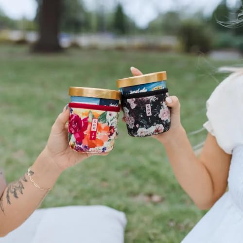 IceCreamSok Insulated Neoprene Cover (Blooming Bright / Fits Tapered Pints)