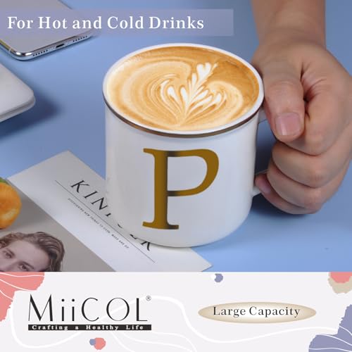 Ceramic Coffee Mug 16 oz (Letter P Mug)