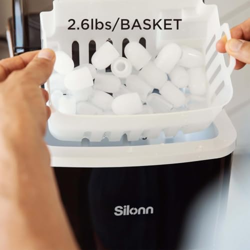 Ice Maker Countertop (Upgrade black / 26.5 lbs)