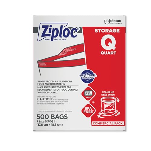 Ziploc Storage Bags (1 Quart)