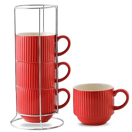 Red Coffee Mugs (Red / 15 Ounces)