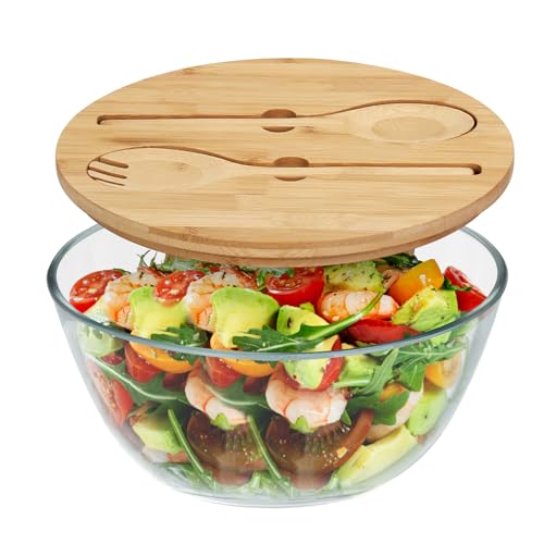Glass Salad Bowl (Clear)