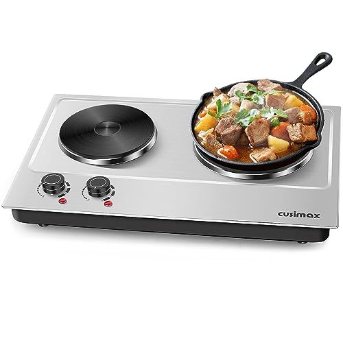 Electric Hot Plate (Matte Silver / Double)