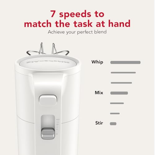 Go Cordless Hand Mixer (Porcelain White)