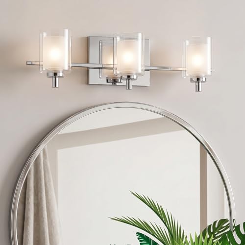 KLT8603CLED Kolt Modern Vanity Bath Lighting (3-Light / Polished Chrome)