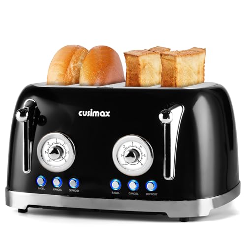 Toaster 4 Slice (Black / 4-slice)