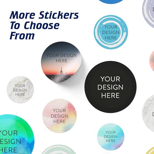 100 Custom Vinyl Stickers (100 Count)