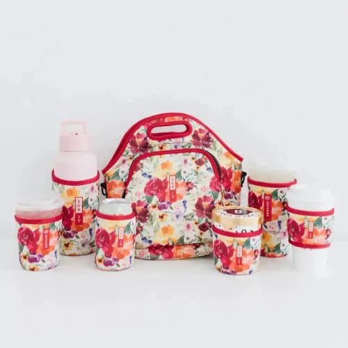 CanSok Sleeve for Beer & Soda Insulated Neoprene Cover (Blooming Bright / 12oz Can Sleeve)