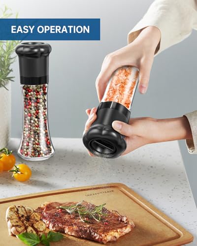 Manual Pepper Grinder (Tall - Black)