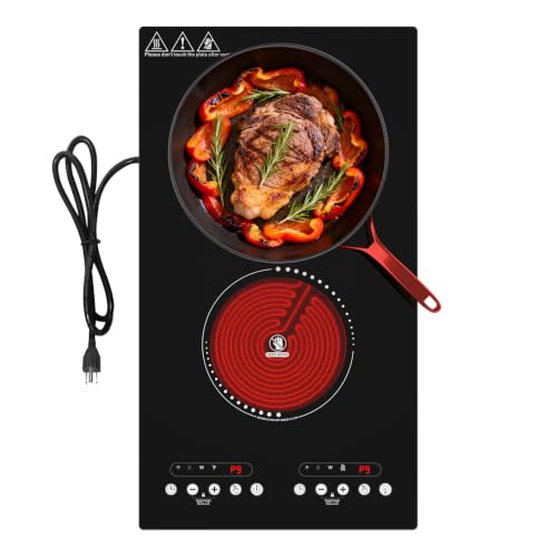 Electric Cooktop 2 Burners