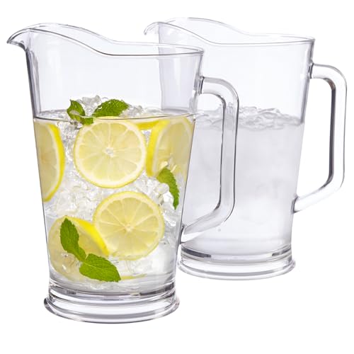 64oz Bistro Clear Pitcher (2 Count)