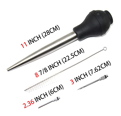 Stainless Steel Turkey Baster with BBQ