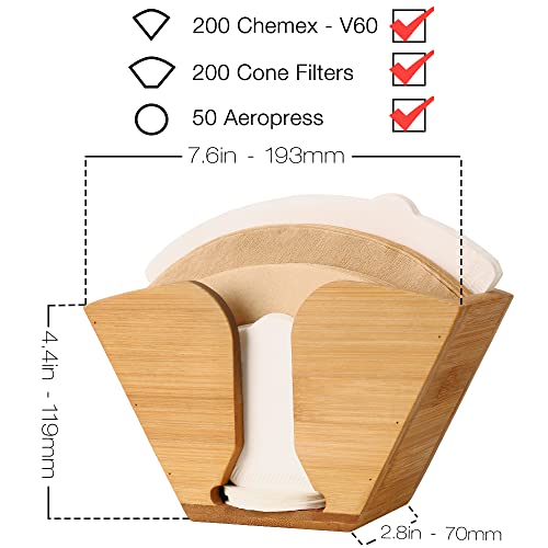 Bamboo Coffee Filter Holder