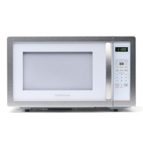 1.1 Cu. Ft. Countertop Microwave Oven (1.1 Cu. Ft. / White Platinum)